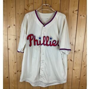 Philadelphia Phillies Jesus Luzardo #44 MLB Jersey, Cream - Size XL